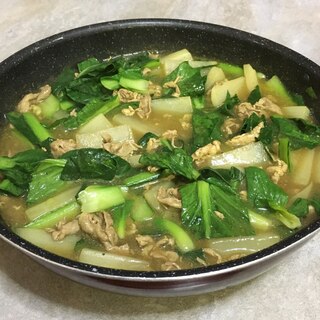 大根と豚肉のカレー煮♪